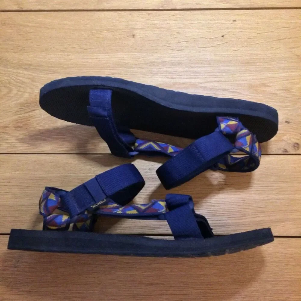 Teva Original Universal sandal blue geometric 